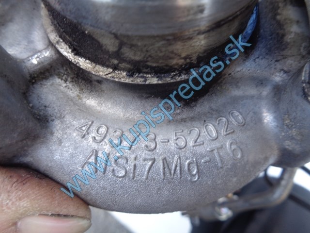 turbo na citroen c4 1,6hdi, 48373-12100, 9678283680